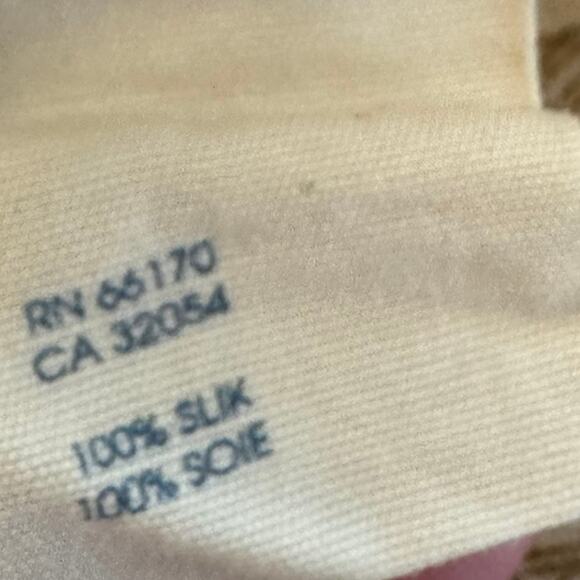 Edme & Esyllte Paisley Print Sheer Silk Peplum Blouse 6 - Picture 4 of 9